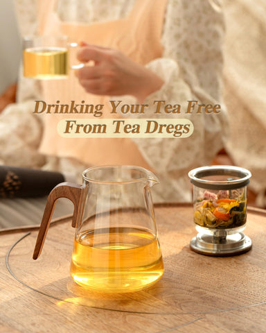 ZENS fine tea strainer traps dregs for cleaner cups