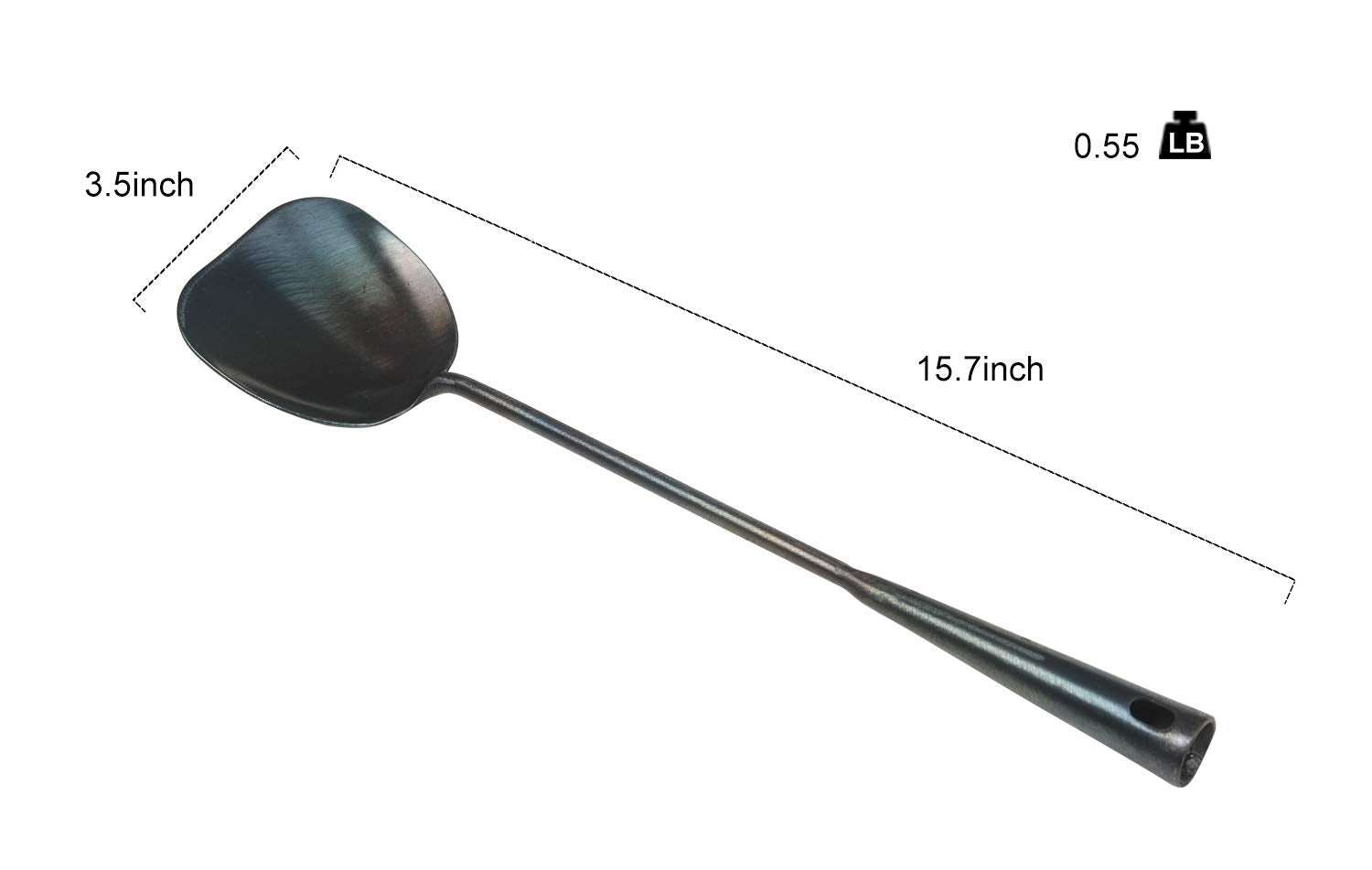 ZhenSanHuan long-handled spatula ideal for stir-frying and scraping