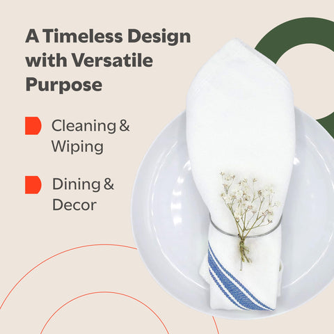 Zeppoli bulk blue towels for busy kitchens