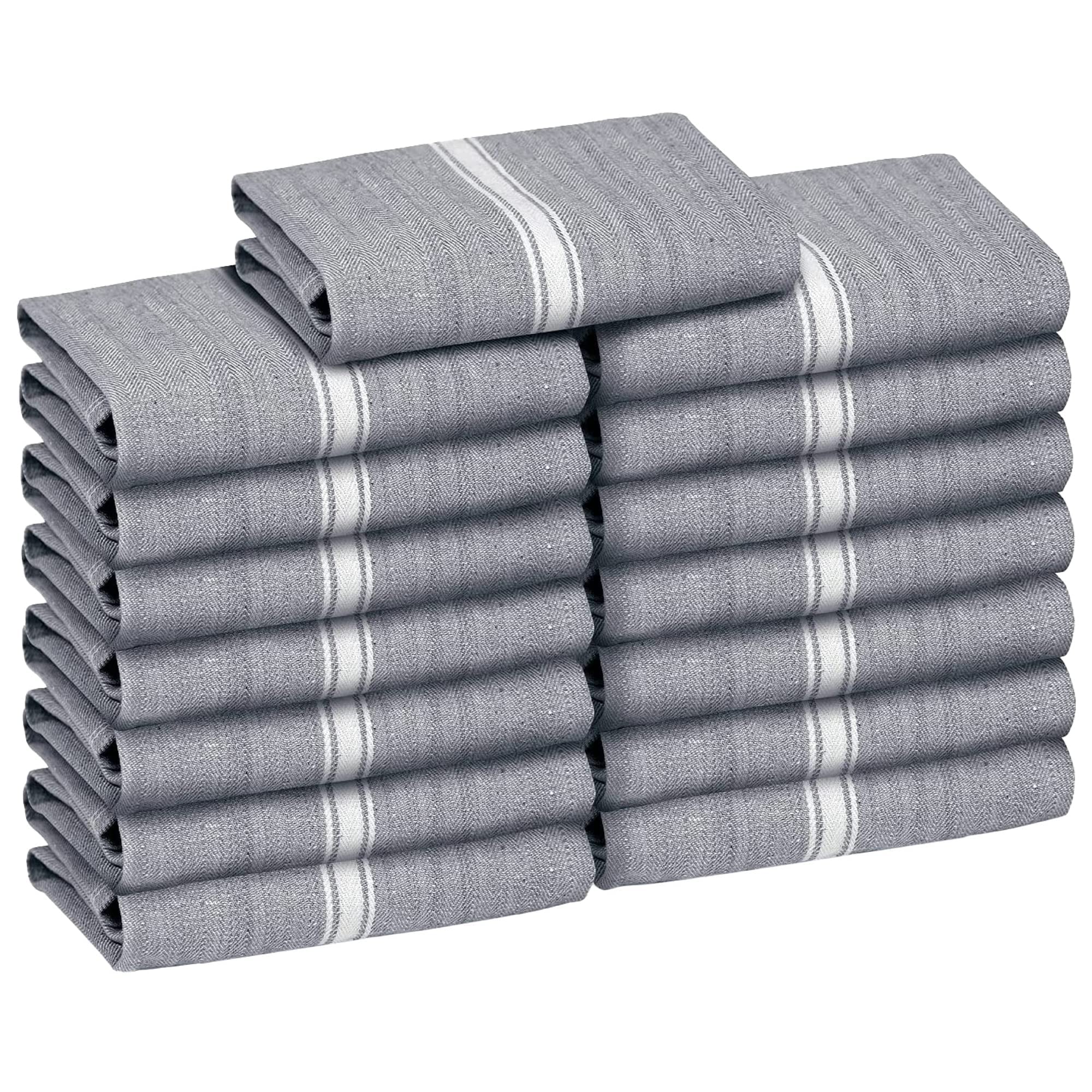 Zeppoli Classic towels 15-pack ready for everyday kitchen drying.