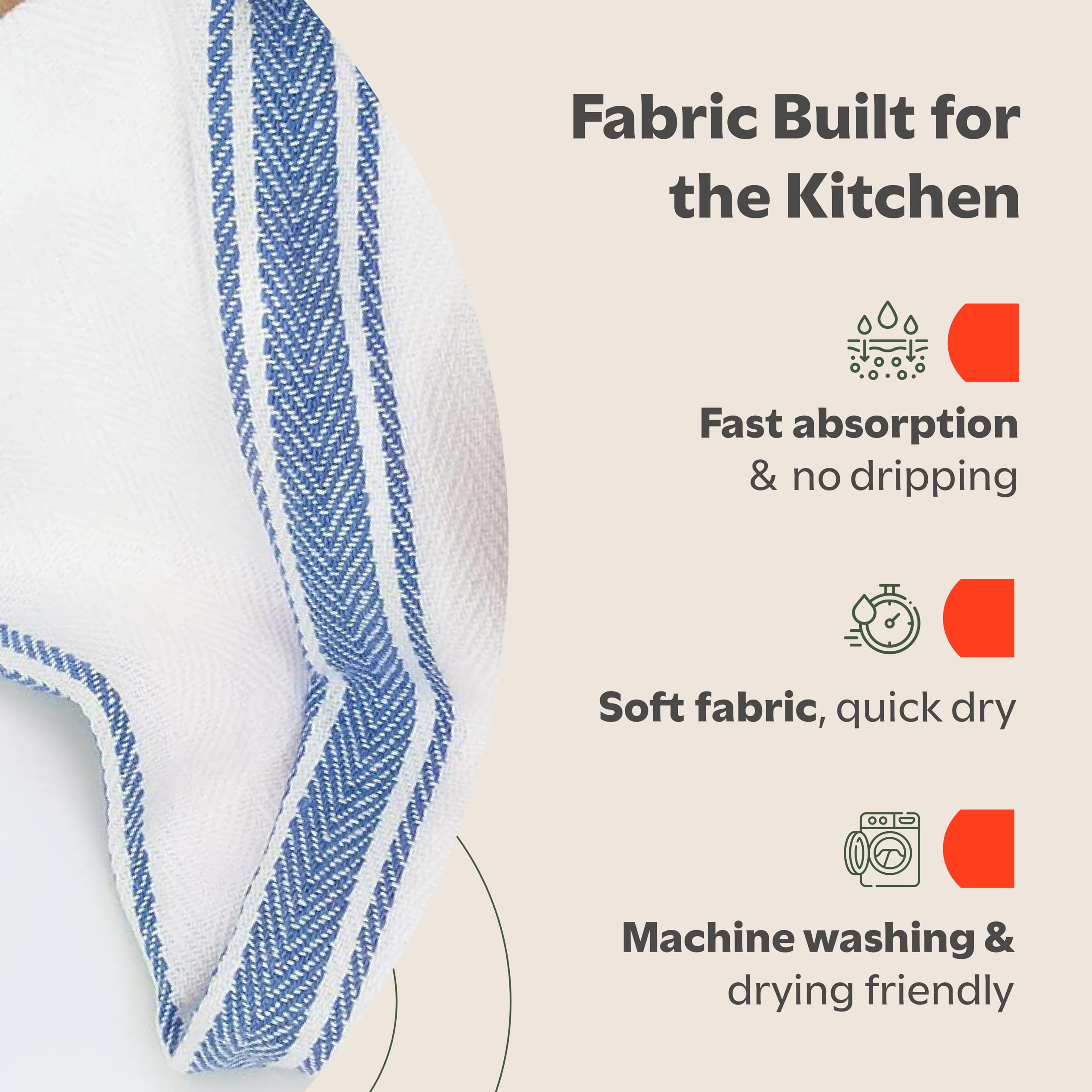 Zeppoli blue towels on a rack drying quickly