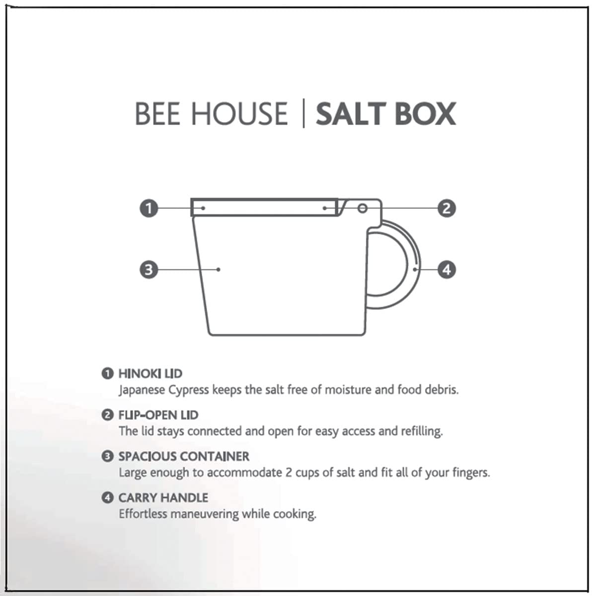 ZERO JAPAN Bee House upcycled Hinoki lid blends sustainability with style.