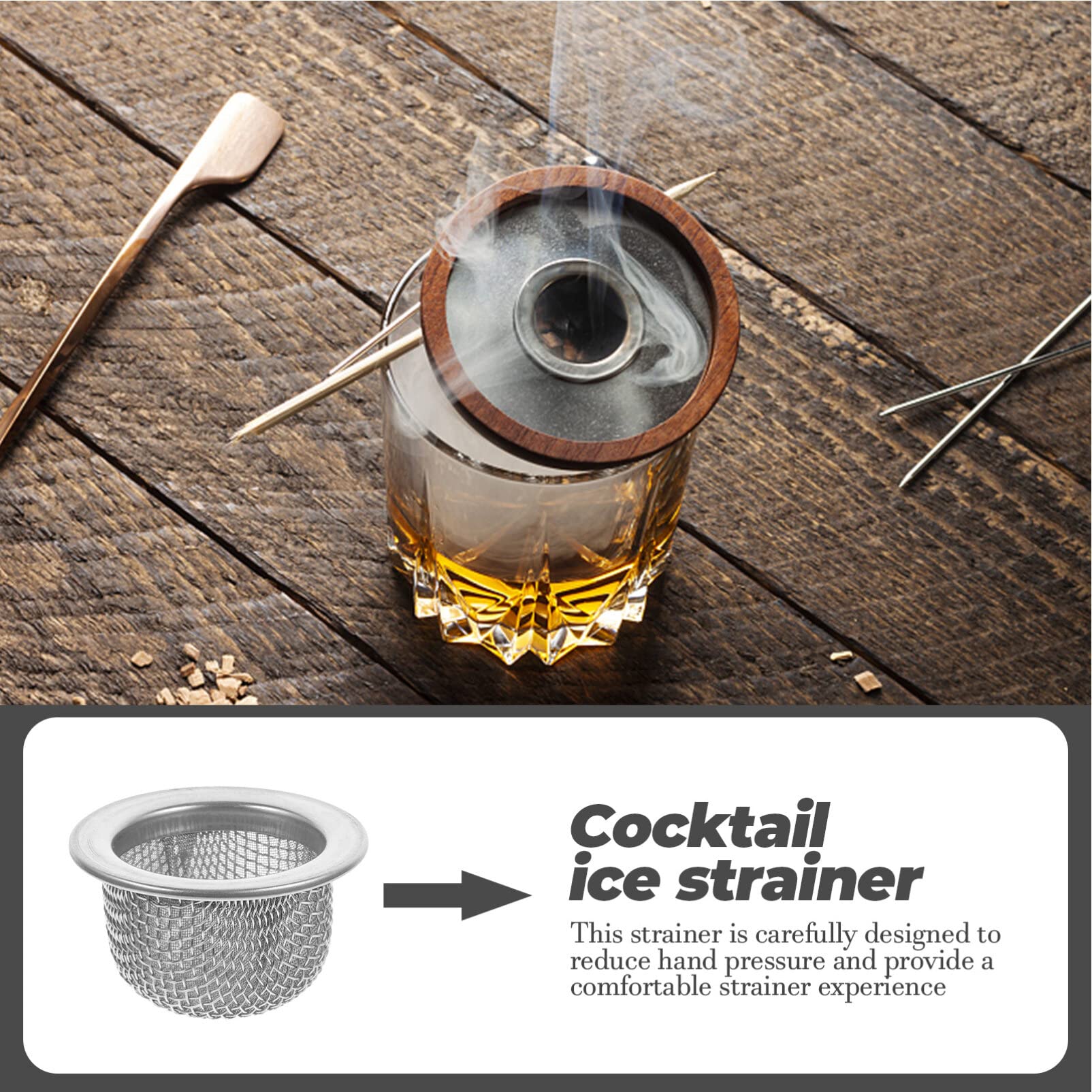Zerodeko bartender cocktail strainer designed for durable use.