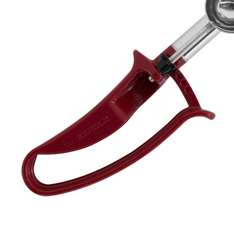 Zeroll 2070 EZ disher shows color-coded handle for easy portion sizing.