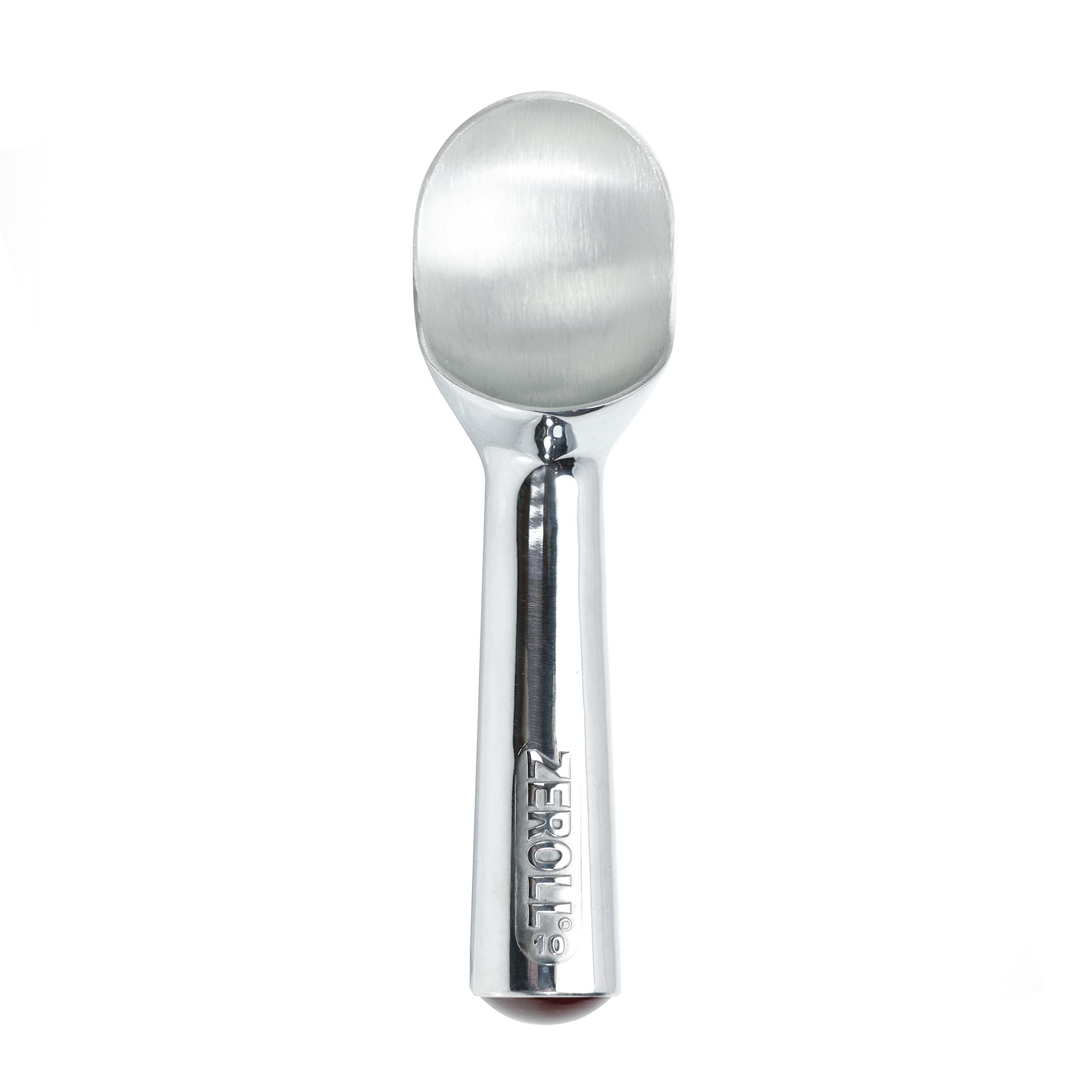 Zeroll heat-conductive-liquid aids smooth scooping by using hand warmth.