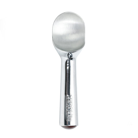 Zeroll heat-conductive-liquid aids smooth scooping by using hand warmth.