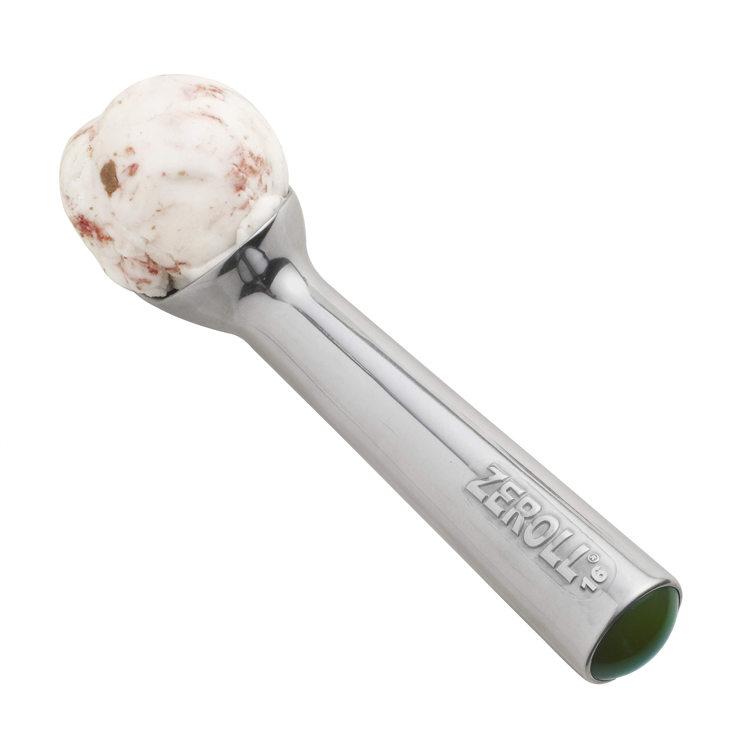 Zeroll scoop made in USA emphasizes trusted quality and performance.