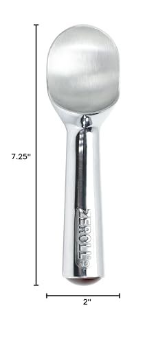 Zeroll right-left-hand-use design suits both hands for versatile kitchen use.