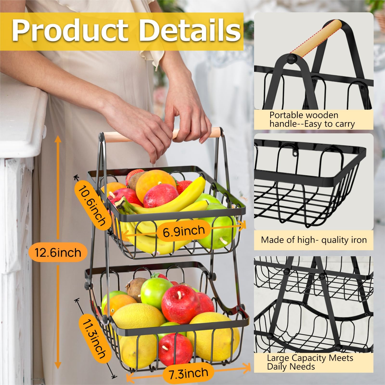 ZEROLUXE open ventilated design enables airflow around produce to extend freshness