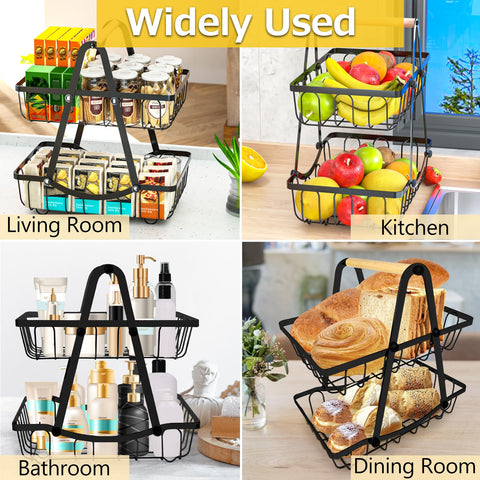ZEROLUXE rustproof wrought iron frame provides stable, durable storage