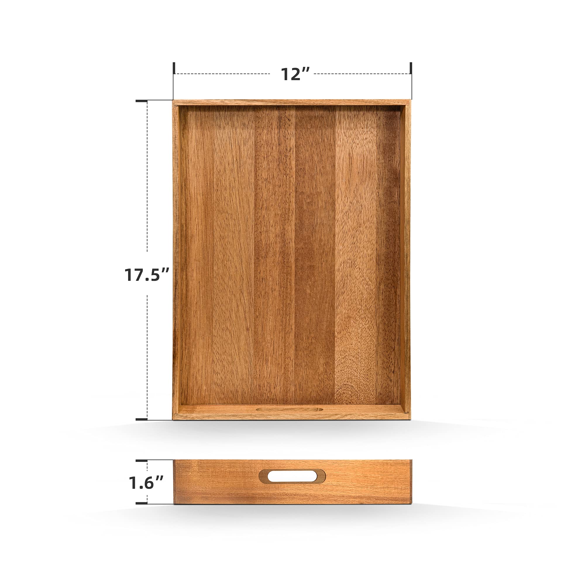 ZESPROKA acacia wood grain detail highlights durable construction for busy kitchens