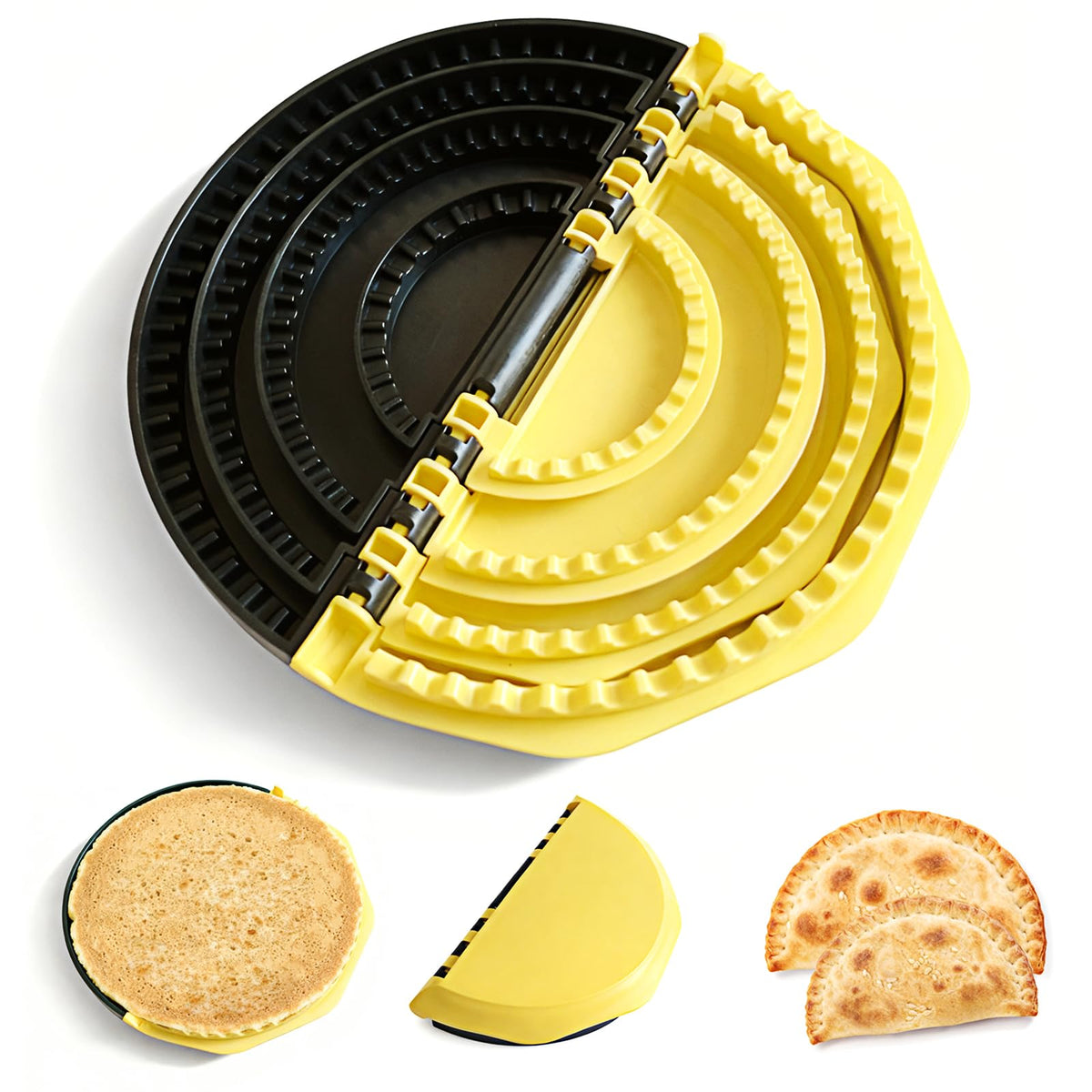 ZestKiidek 4in1 tortilla sealer 4-inch press seals wraps neatly for quick snacks.