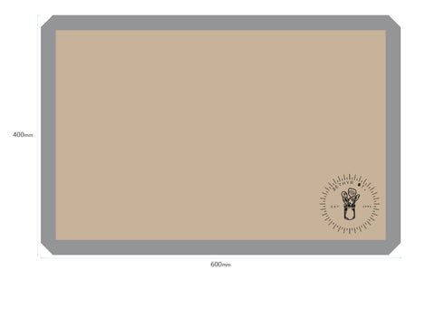 ZETHYR STREET pack of two silicone mats provides reusable baking solution