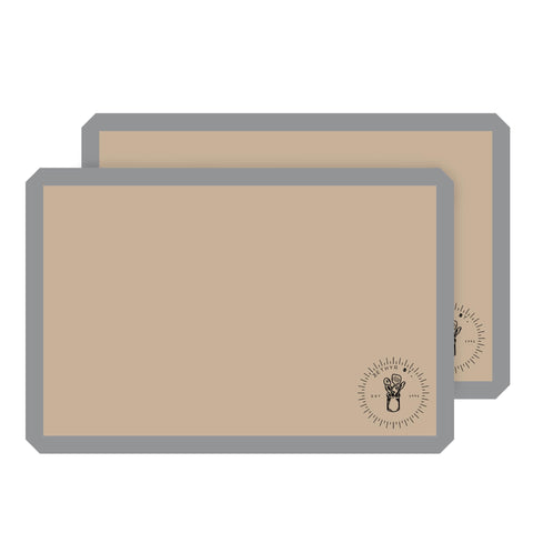 ZETHYR STREET silicone baking mat full-size on sheet pan for even cookies