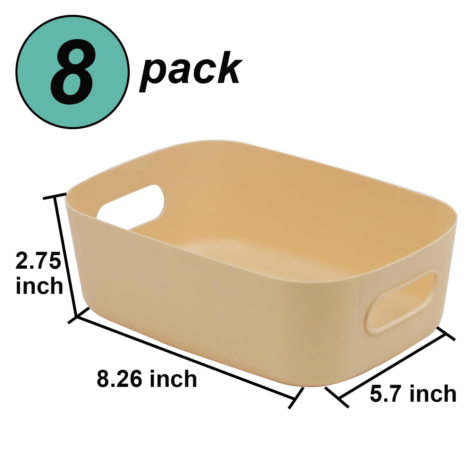 ZEXALOR bathroom storage bin keeps toiletries tidy and within reach.