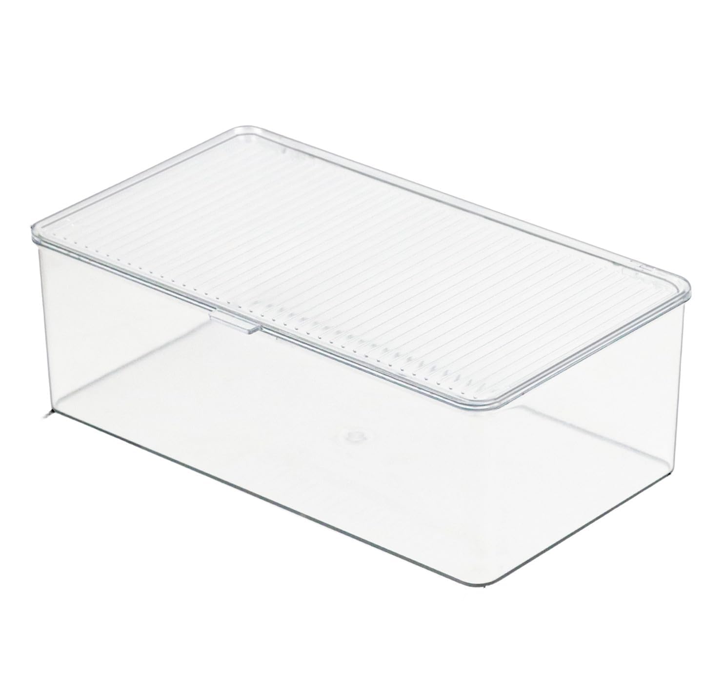 ZEXALOR clear-bin-lid allows quick pantry access with visible contents.