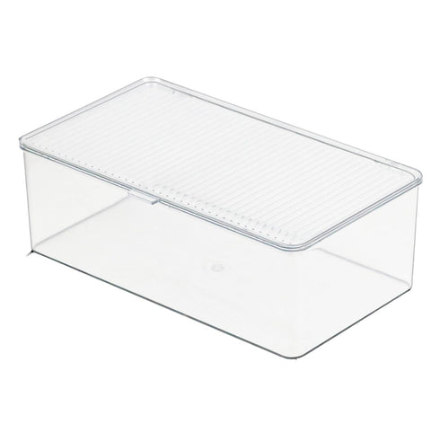 ZEXALOR clear-bin-lid allows quick pantry access with visible contents.