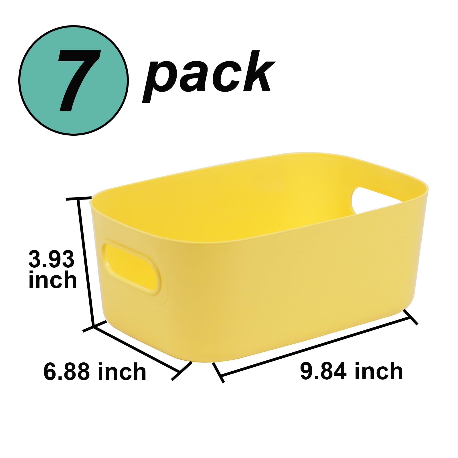 ZEXALOR easy-clean storage bin wipes clean and dries quickly.