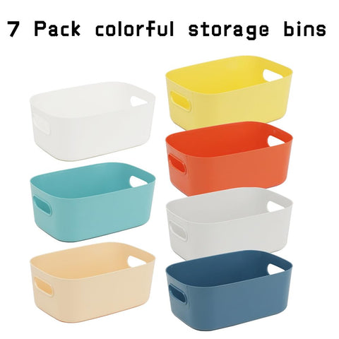 ZEXALOR multiuse storage bin ideal for pantry, makeup, and bathroom organization.