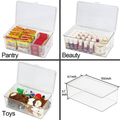 ZEXALOR pantry-organization highlights stackable design for compact kitchen storage.