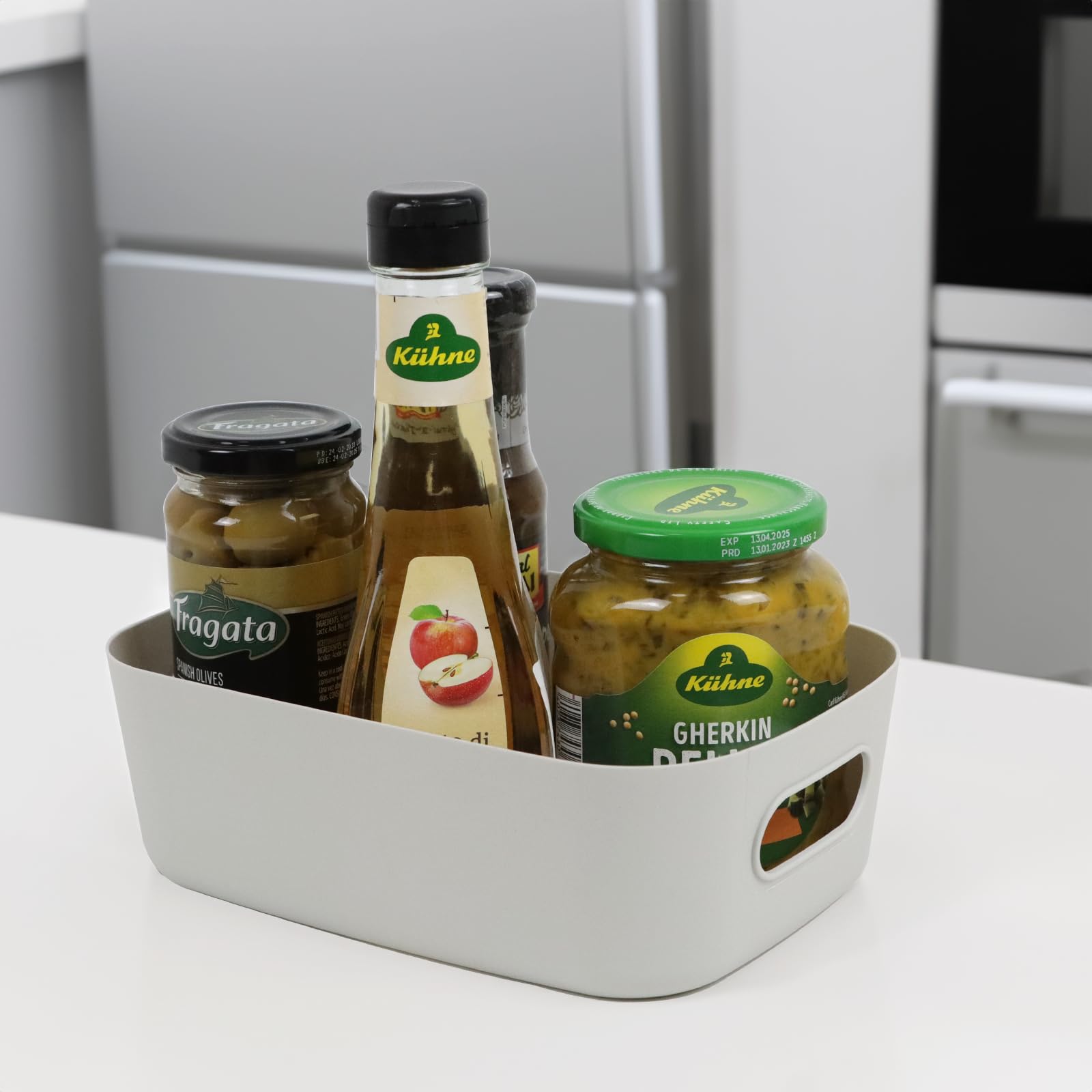 ZEXALOR under-sink storage bin maximizes space and reduces clutter.