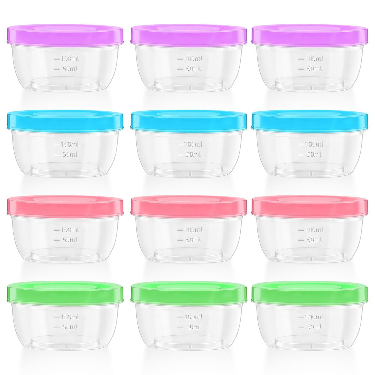 Zezzxu 5oz jar with scale for precise portioning.