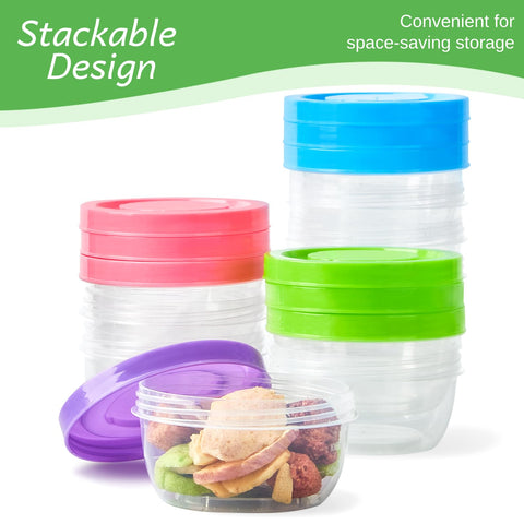 Zezzxu airtight screw-on lids prevent leaks and odors.