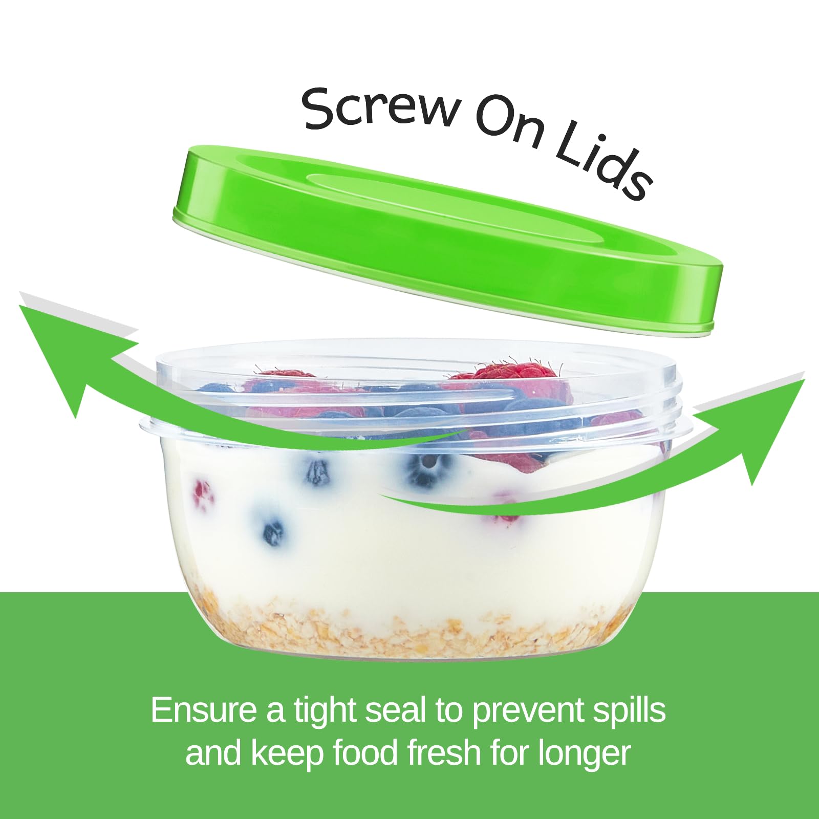 Zezzxu stackable 12-pack storage jars save pantry space.