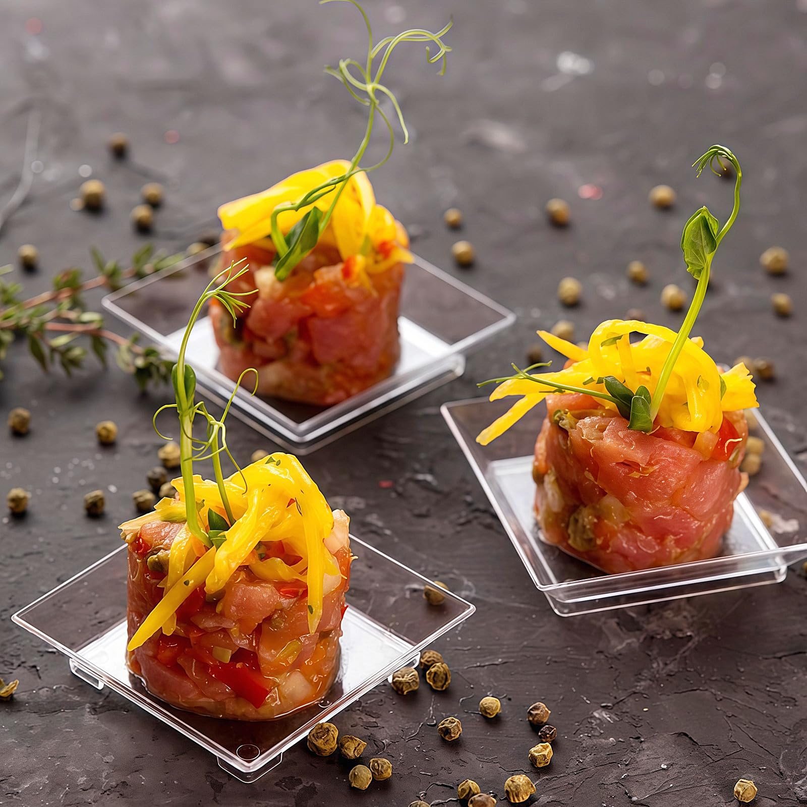 Zezzxu wedding reception plates for stylish catering