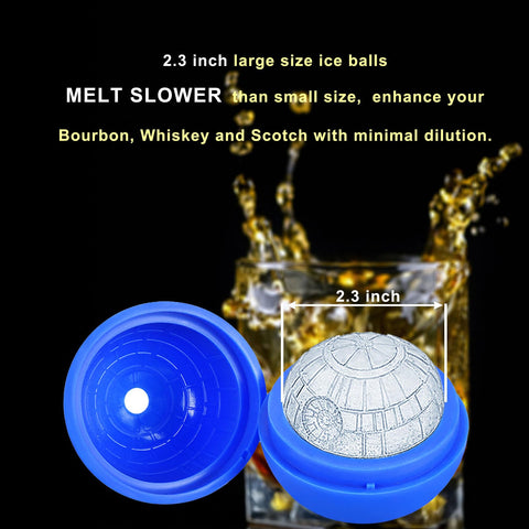 ZFBIRD large 2.3-inch ice ball ready to chill a glass