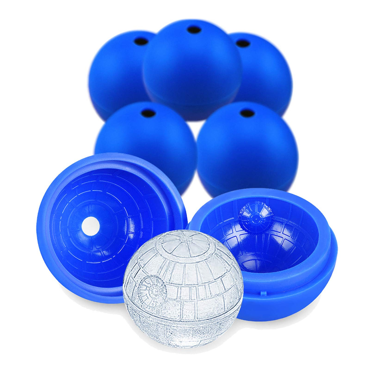 ZFBIRD space station ice ball mold 2-3in for slow melting in drinks