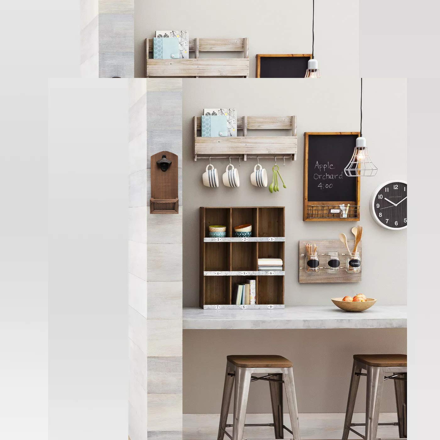 ZGZD compact 4.7 by 2.87 by 12 inches fits small walls