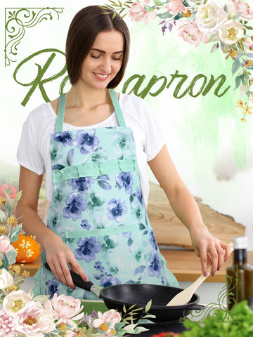 Zhanmai twin-pocket design keeps tools and recipes handy during meals.