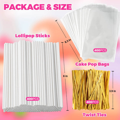 ZHBDMGK clear treat bags showcase homemade pops while keeping treats fresh.