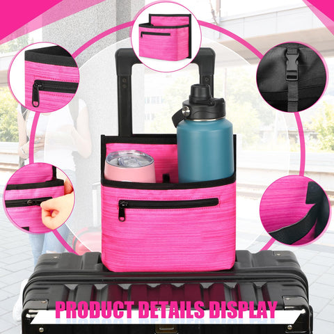ZHCHG foldable, durable carry-on holder folds compactly for easy packing.