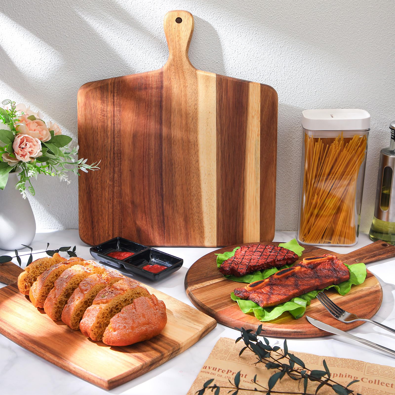 Zhehao cheese and fruit board great for entertaining