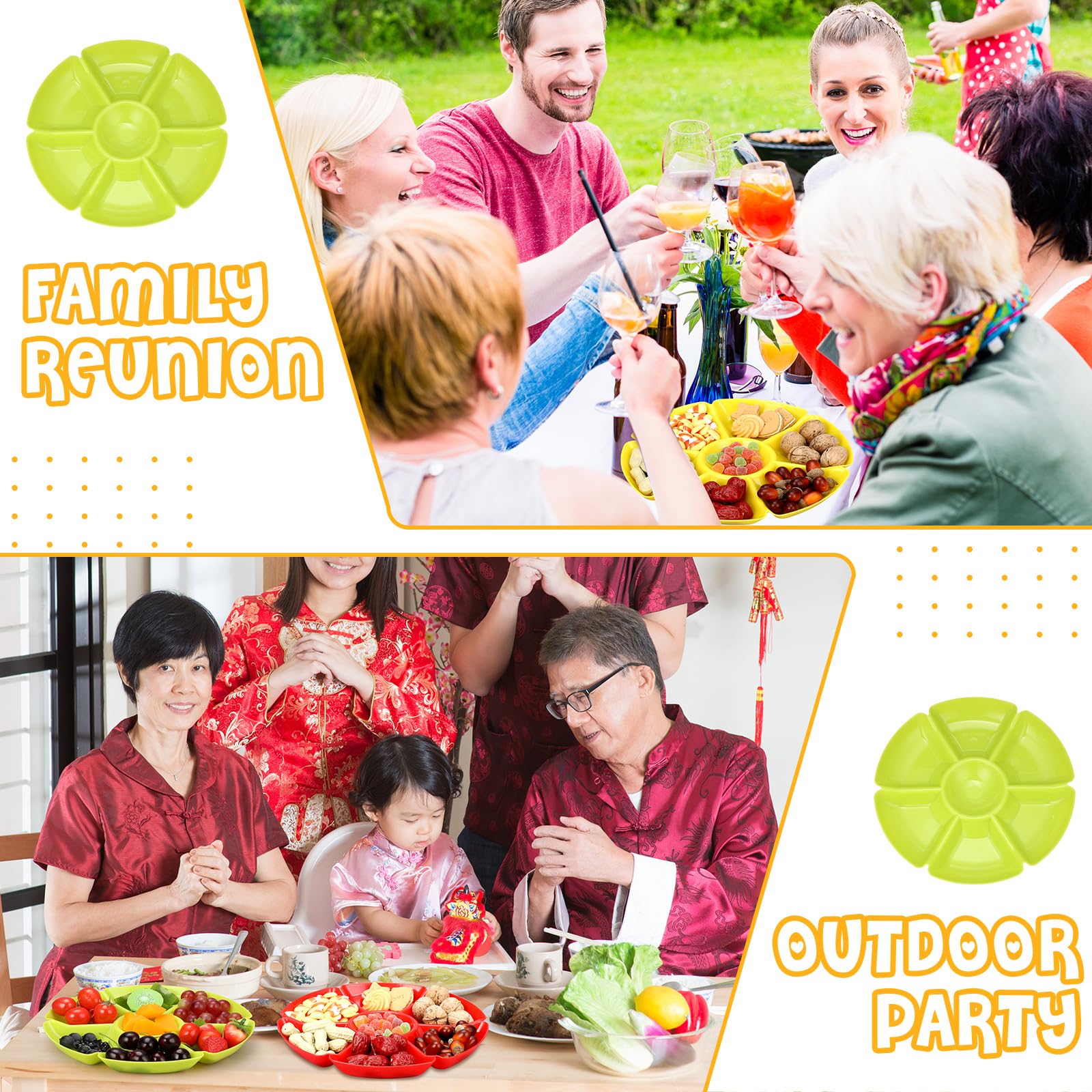 Zhehao durable heavyweight plastic resists breaking during outdoor meals.