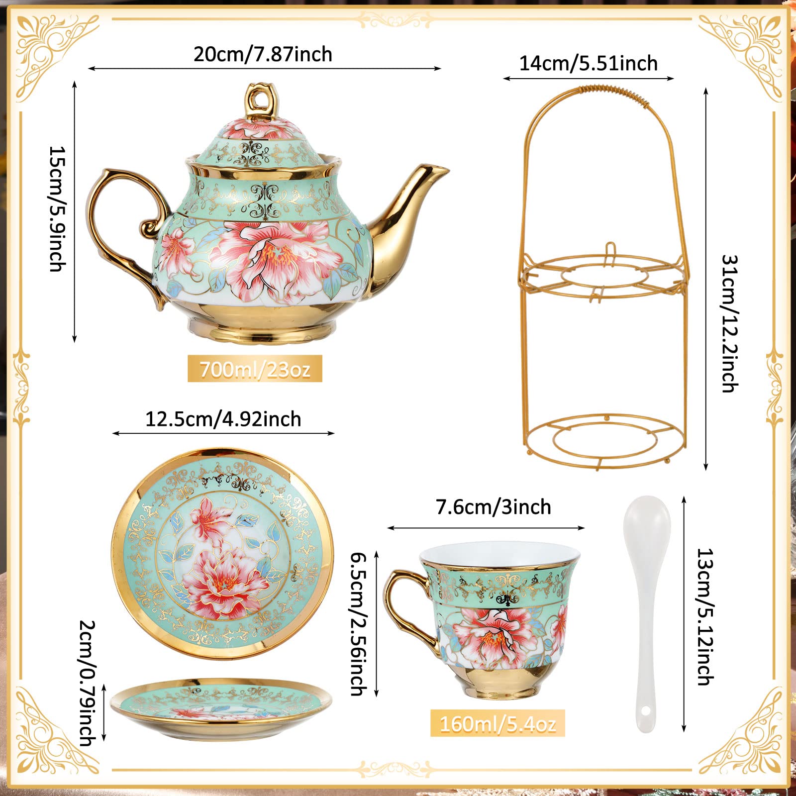 Zhehao porcelain cups showcase European flower painting for cheerful tea moments.