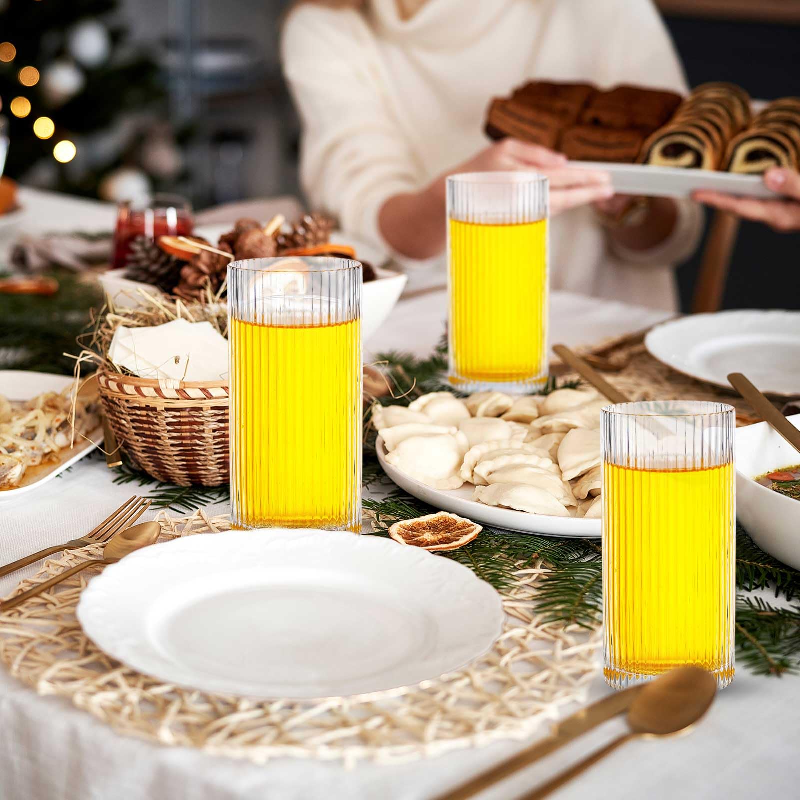 Zhehao wine juice and water glass set for everyday meals