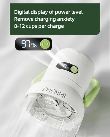 ZHENMI 12-blade system delivers smooth blends in seconds.