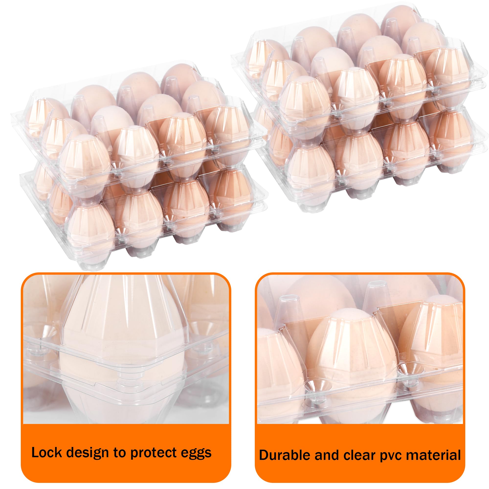 ZHIGLMYD-snap-lock-closure ensures secure transport and minimizes egg breakage.