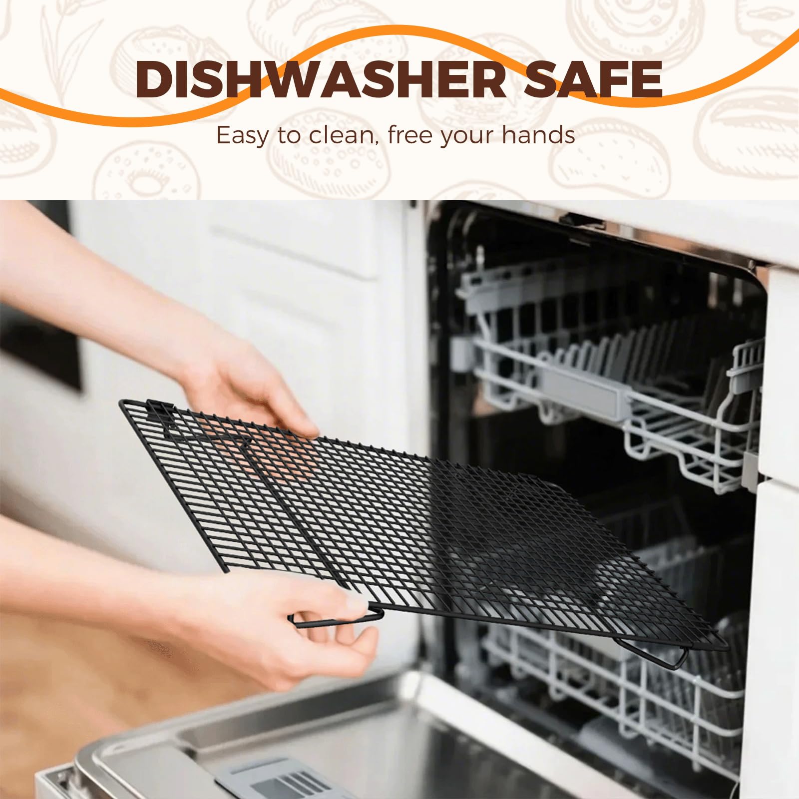 ZHIWUJIA large cooling area fits cookies and bread evenly