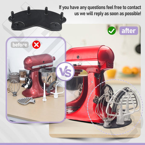 ZHIXING artisan tilt-head compatible holder fits KitchenAid accessories.