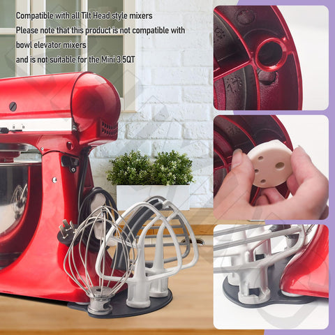 ZHIXING kitchenaid flat beater storage keeps essentials within easy reach.