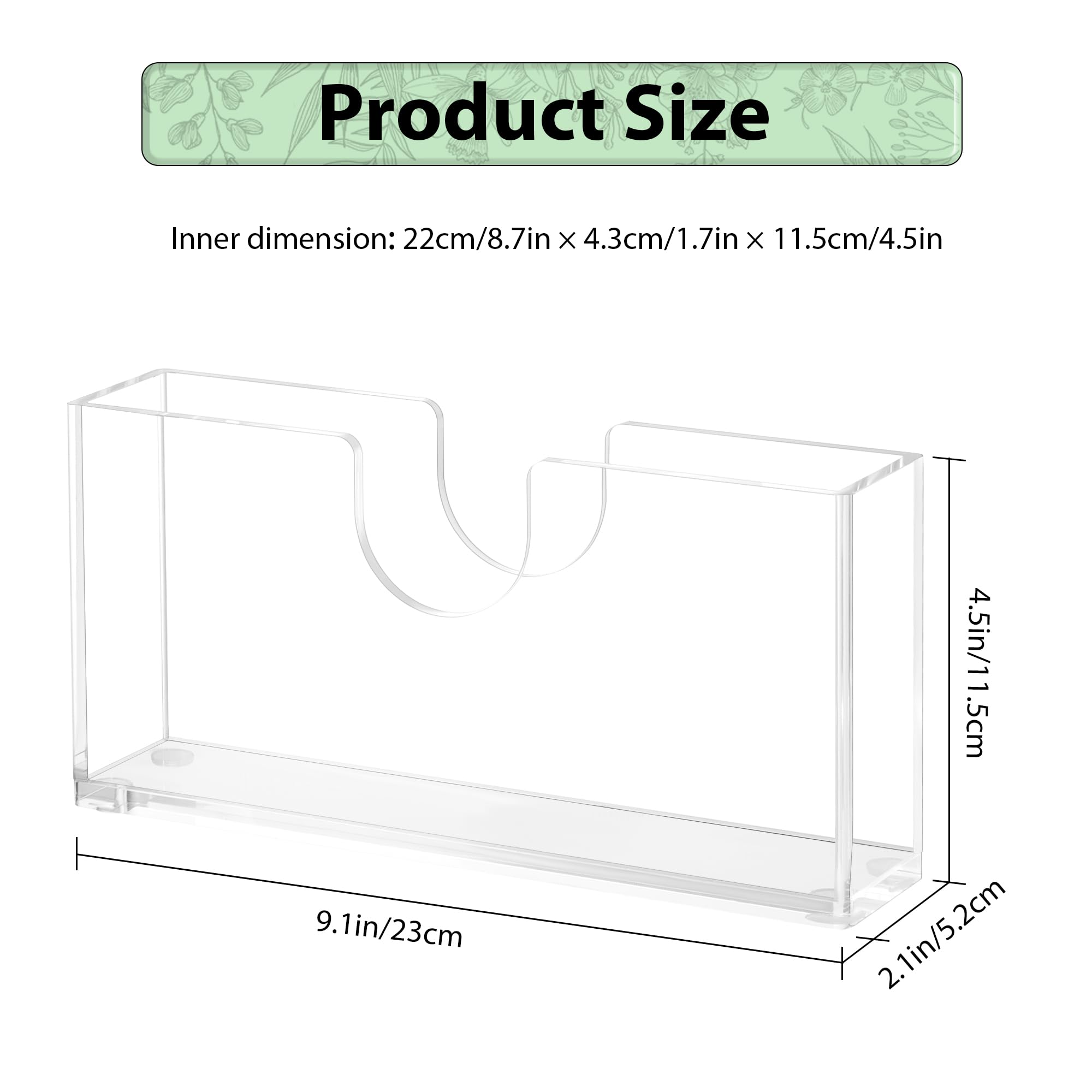 ZhiYo-Life non-slip base napkin holder, stable on any surface for mess-free dining.