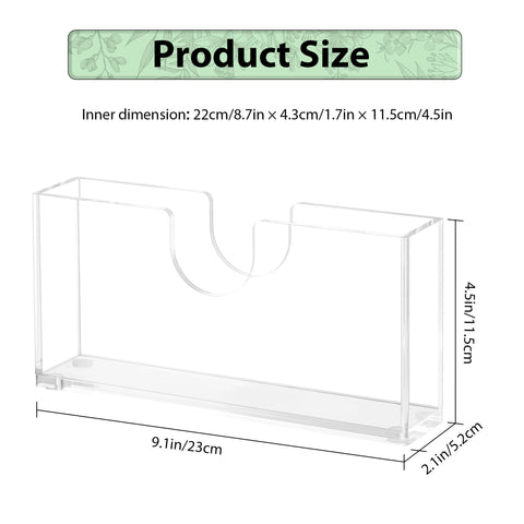 ZhiYo-Life non-slip base napkin holder, stable on any surface for mess-free dining.