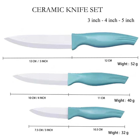 Zhiyun ceramic knife cleans easily with water and no lingering flavors