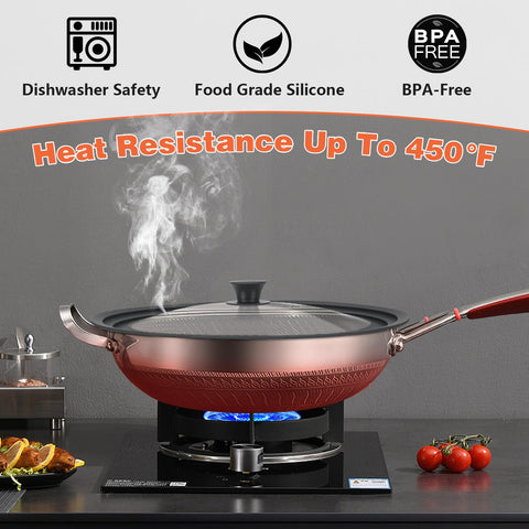 Zhulerzil steam vent hole regulates pressure to prevent boil-overs.