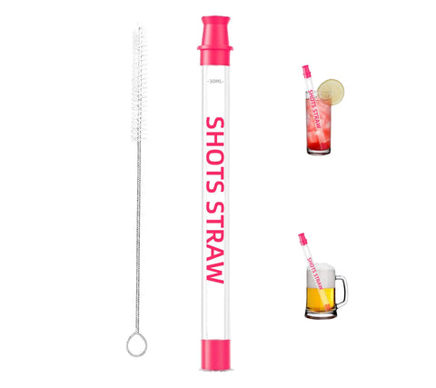ZHYPFF shot straw for beverage pour delivers precise 1oz measurement