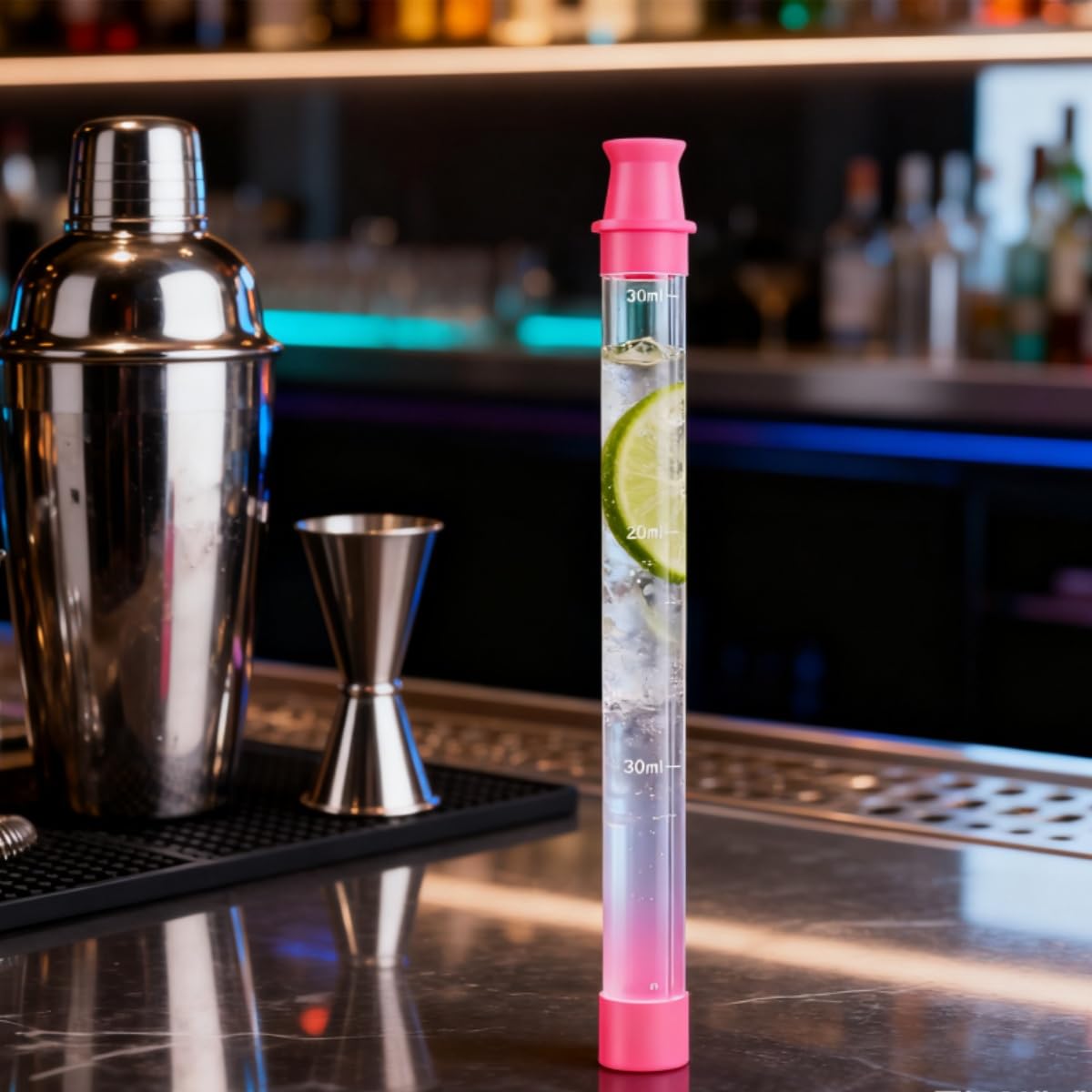 ZHYPFF shot straw sleek kitchen counter display accessory